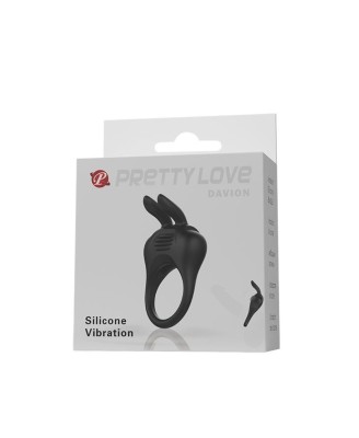 PRETTY LOVE - DAVION - Wibrujący Pierścień Erekcyjny