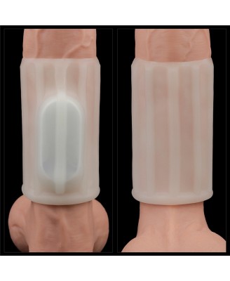 Vibrating Ridge Knights Ring (White)