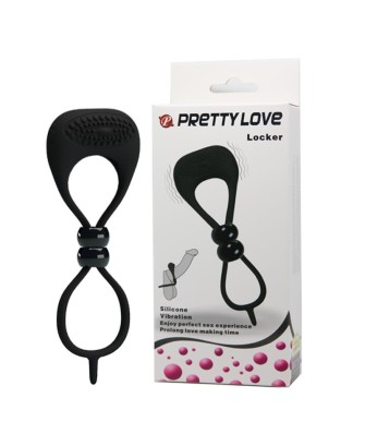PRETTY LOVE - LOCKER - Wibrujący Pierścień Erekcyjny