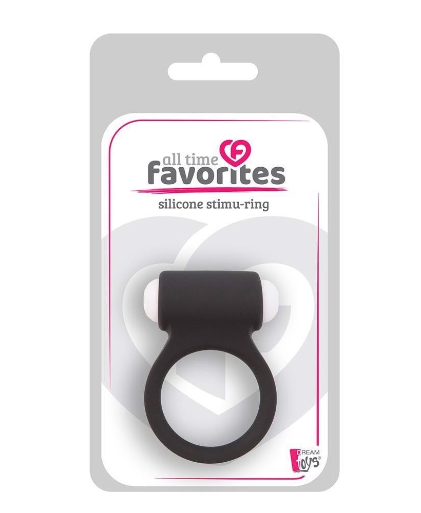 ALL TIME FAVORITES SILICONE STIMU-RING BLACK