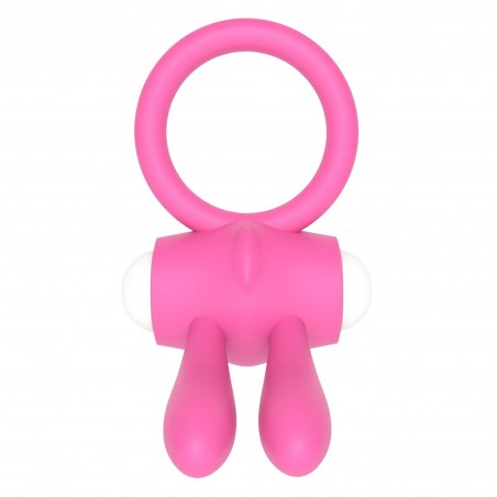 Power Clit Silicone Cockring Pink