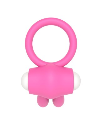 Power Clit Silicone Cockring Pink