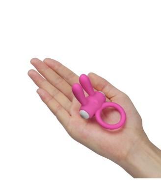 Power Clit Silicone Cockring Pink