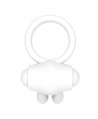 Power Clit Silicone Cockring White