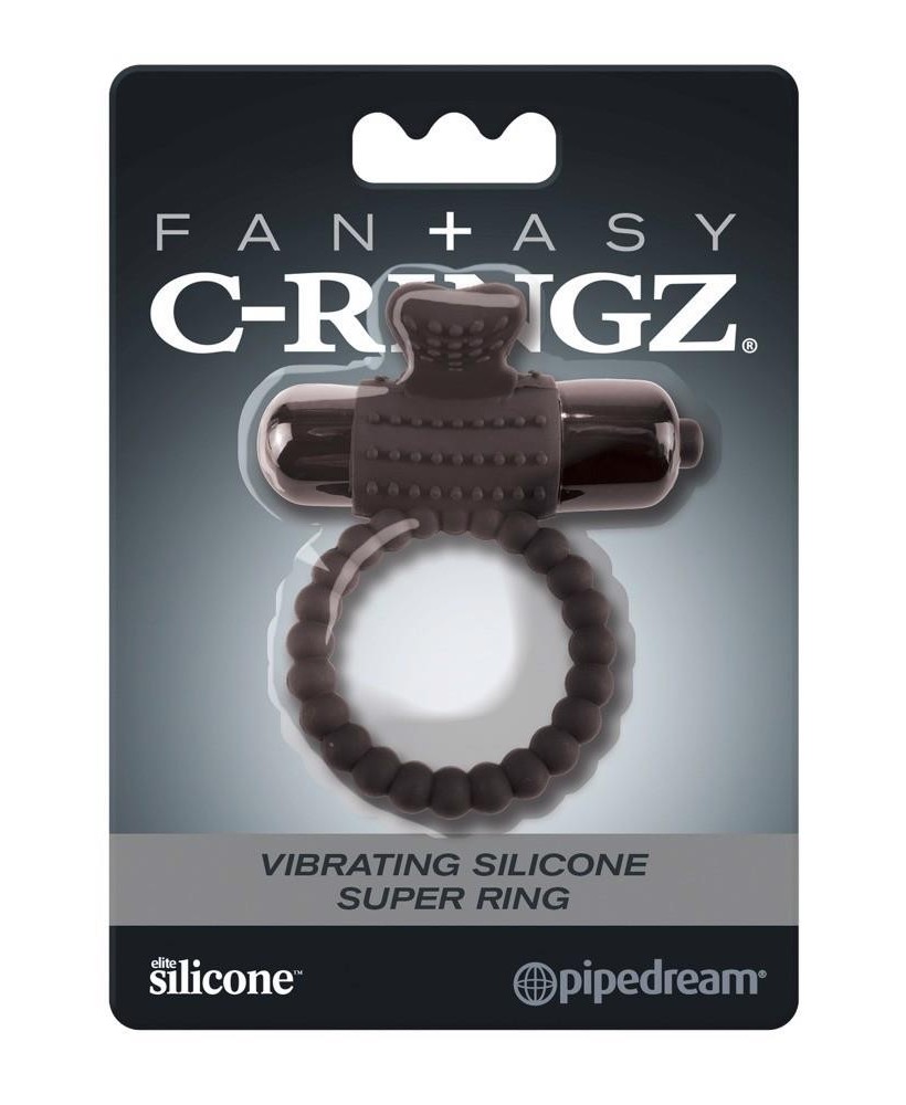 FCR Vibrating Silicone Super R - Pierścień Erekcyjny