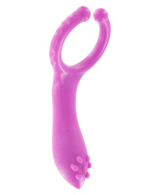 Vibrating Clit-Stim C-Ring Purple