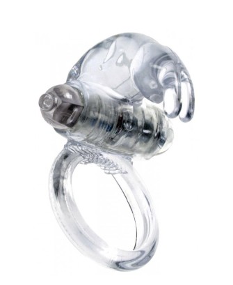 Pierścień-Rabbit Vibro CockRing Clear