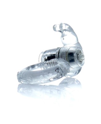 Pierścień-Rabbit Vibro CockRing Clear