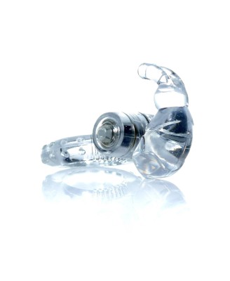 Pierścień-Rabbit Vibro CockRing Clear