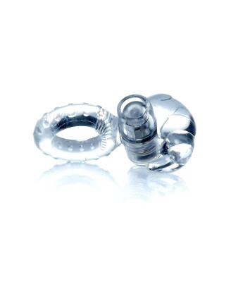 Pierścień-Rabbit Vibro CockRing Clear