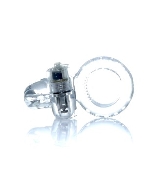 Pierścień-Rabbit Vibro CockRing Clear