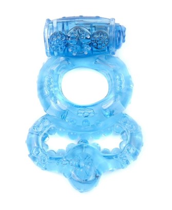 Pierścień-Vibrating CockRing Blue