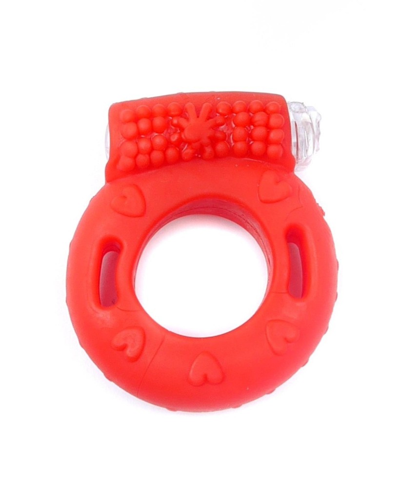 Pierścień-Vibrating CockRing Red
