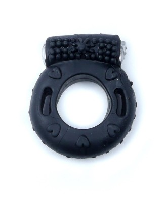 Pierścień-Vibrating CockRing Black