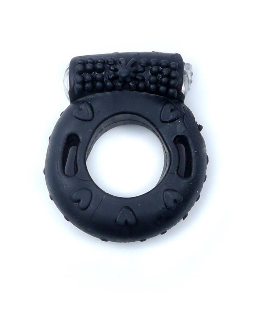 Pierścień-Vibrating CockRing Black