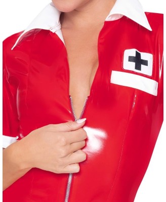 Vinyl Nurse red M