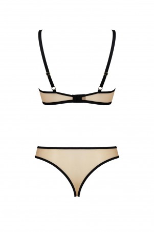 Bielizna-DENERYS BIKINI beige XXL/XXXL