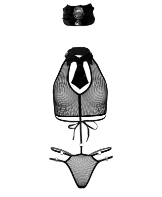 Naughty Police Roleplay Set Black