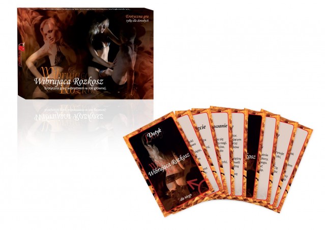 Gra towarzyska dla par - Wibrująca rozkosz (wibrator w zestawie)