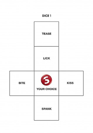 Kości-Love Dice Rosé Gold