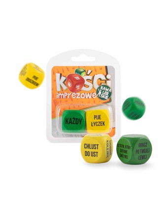 Zabawka - Kości imprezowe- kawalerskie - różne kolory