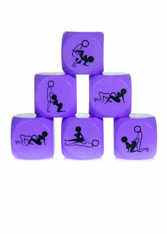 Kostka Miłości 25mm FIOLETOWA - 1 sztuka