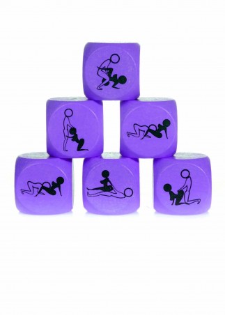 Kostka Miłości 25mm FIOLETOWA - 1 sztuka