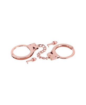 Menottes pour poignets en métal or rose