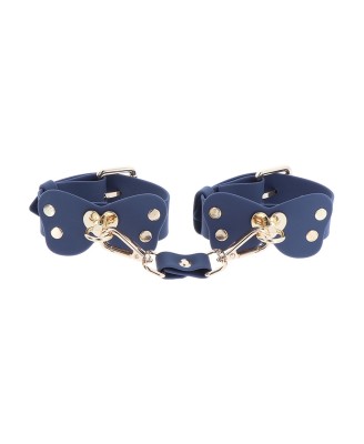 Silicone Wrist Cufs Set Blue