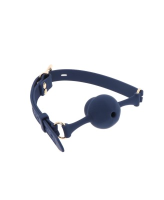 Silicone Mouth Gag Blue