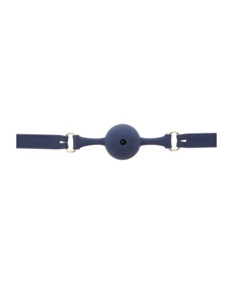 Silicone Mouth Gag Blue