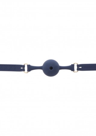 Silicone Mouth Gag Blue