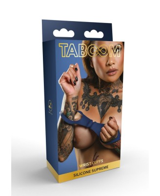 Silicone Wrist Cuffs Blue