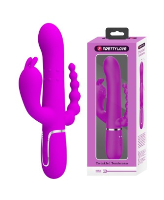 PRETTY LOVE - Cammy Purple, Twinkled Tenderness, 7 thumping functions 7 vibration functions 4 rolling functions