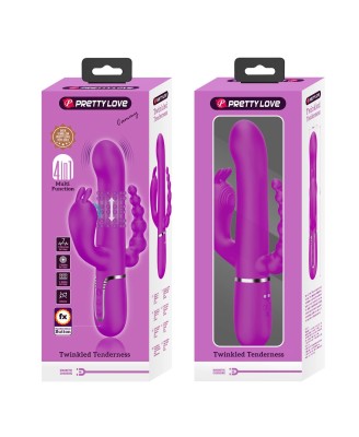 PRETTY LOVE - Cammy Purple, Twinkled Tenderness, 7 thumping functions 7 vibration functions 4 rolling functions