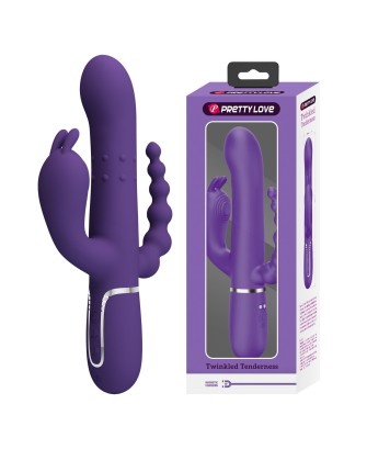 PRETTY LOVE - Cammy Dark Purple, Twinkled Tenderness, 7 thumping functions 7 vibration functions 4 rolling functions