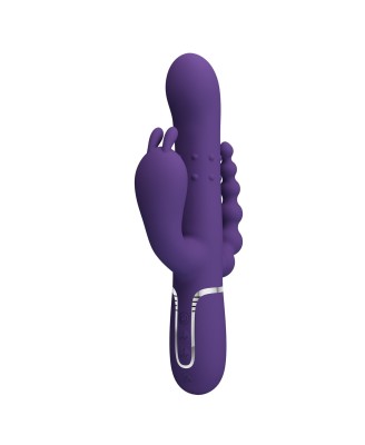 PRETTY LOVE - Cammy Dark Purple, Twinkled Tenderness, 7 thumping functions 7 vibration functions 4 rolling functions