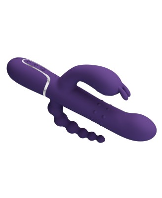 PRETTY LOVE - Cammy Dark Purple, Twinkled Tenderness, 7 thumping functions 7 vibration functions 4 rolling functions