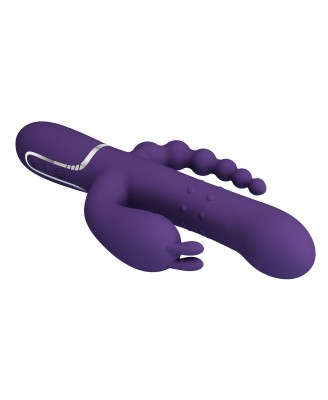 PRETTY LOVE - Cammy Dark Purple, Twinkled Tenderness, 7 thumping functions 7 vibration functions 4 rolling functions