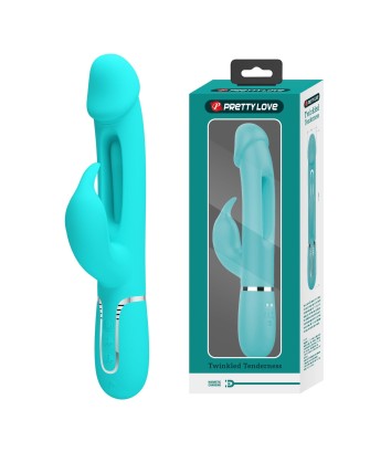 PRETTY LOVE - Kampas Green, 7 vibration functions 4 licking settings