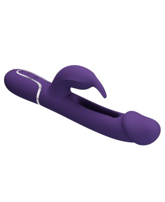 PRETTY LOVE - Kampas dark Purple, 7 vibration functions 4 licking settings