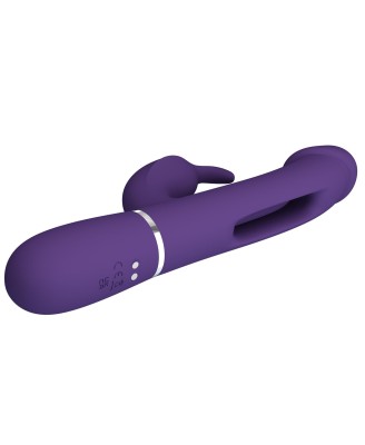 PRETTY LOVE - Kampas dark Purple, 7 vibration functions 4 licking settings