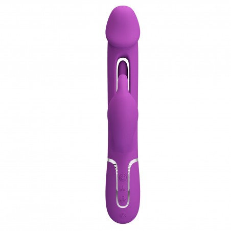 PRETTY LOVE - Kampas Purple, 7 vibration functions 4 licking settings