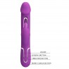 PRETTY LOVE - Kampas Purple, 7 vibration functions 4 licking settings
