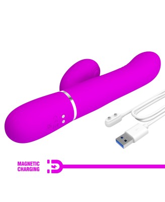 PRETTY LOVE - Mariana Purple, 7 vibration functions 7 thrusting settings, 4 rolling functions, 4 nodding functions