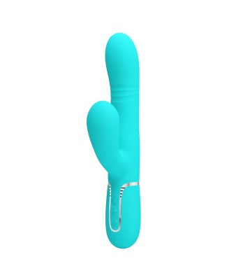 PRETTY LOVE - Mariana light blue, 7 vibration functions, 7 thrusting settings, 4 rolling functions, 4 nodding functions