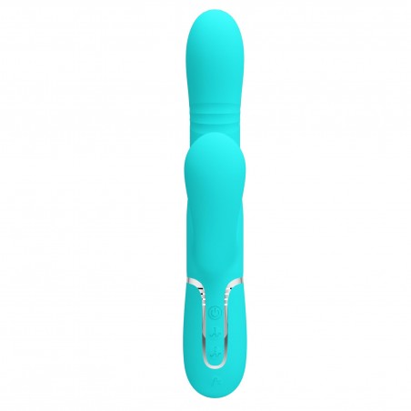 PRETTY LOVE - Mariana light blue, 7 vibration functions, 7 thrusting settings, 4 rolling functions, 4 nodding functions