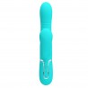 PRETTY LOVE - Mariana light blue, 7 vibration functions, 7 thrusting settings, 4 rolling functions, 4 nodding functions