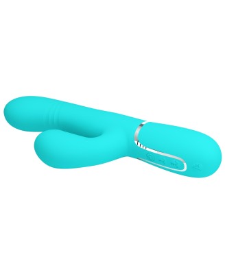 PRETTY LOVE - Mariana light blue, 7 vibration functions, 7 thrusting settings, 4 rolling functions, 4 nodding functions