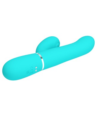 PRETTY LOVE - Mariana light blue, 7 vibration functions, 7 thrusting settings, 4 rolling functions, 4 nodding functions